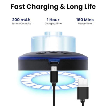 Butterfly Massager Machine for Pain Relief, Rechargeable Full Body TENS Massager with 8 Modes 19 Levels Wireless Vibration Machine - CL-VI-5300