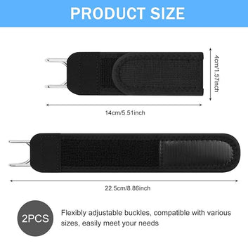 Buckleless Belt Hook Tactical Metal Hook Elastic Belt PACK OF 2