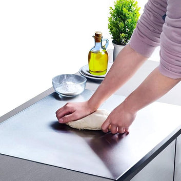 Large Countertop Stainless Steel Chopping Board for Kitchen,Fruit and Vegetable Cutting & Chopping Board (Pack of 1) - CL-DW-862