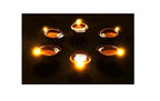 LED Light Water Sensor Diyas Plastic with, Ambient Lights(pack of4)